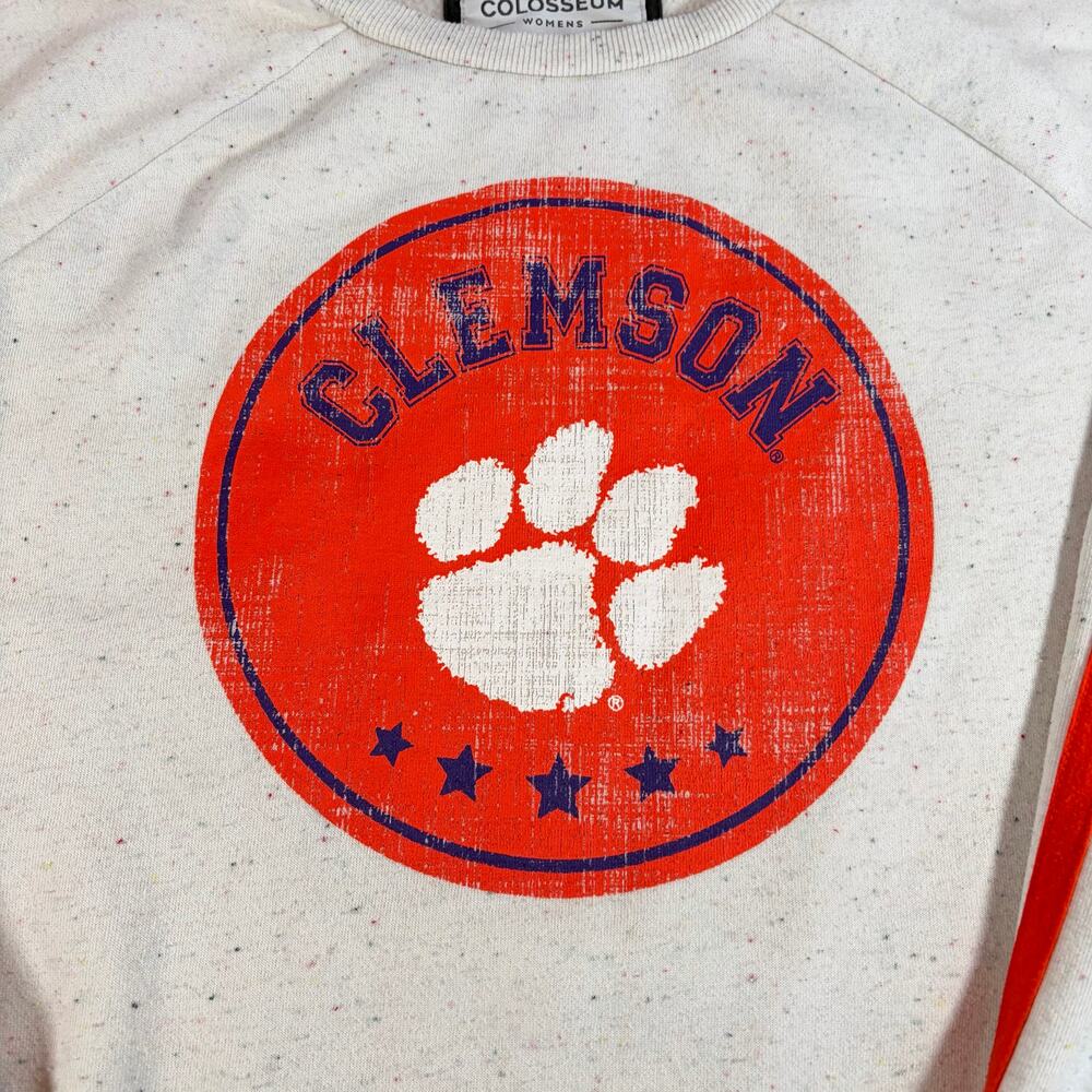 Colosseum womens Clemson sweatshirt. Size XL. Tigers, athletic, college sports - Picture 2 of 8